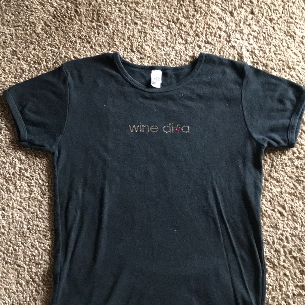 Wine T-shirt.